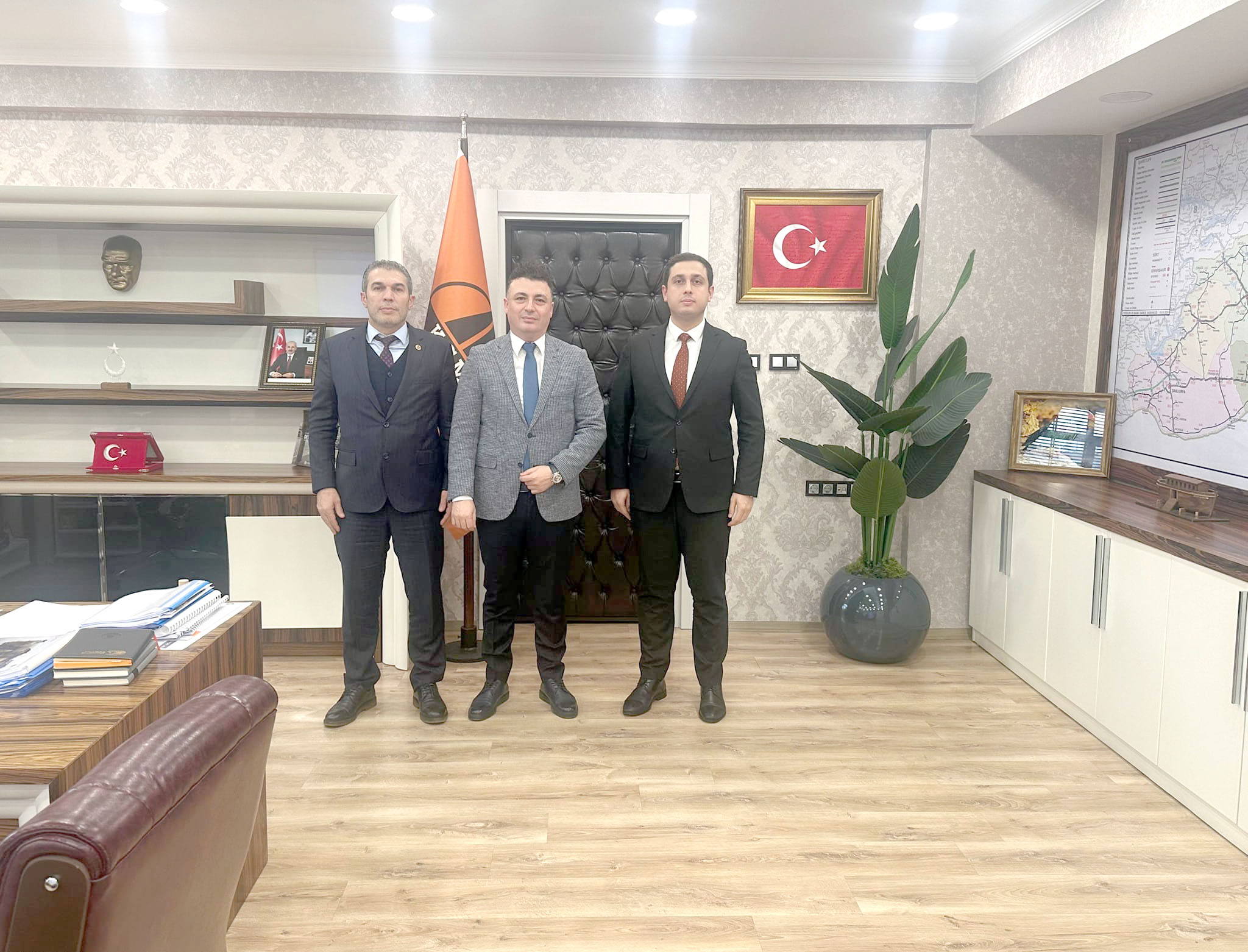 Yeni görevinde başarılar diledi