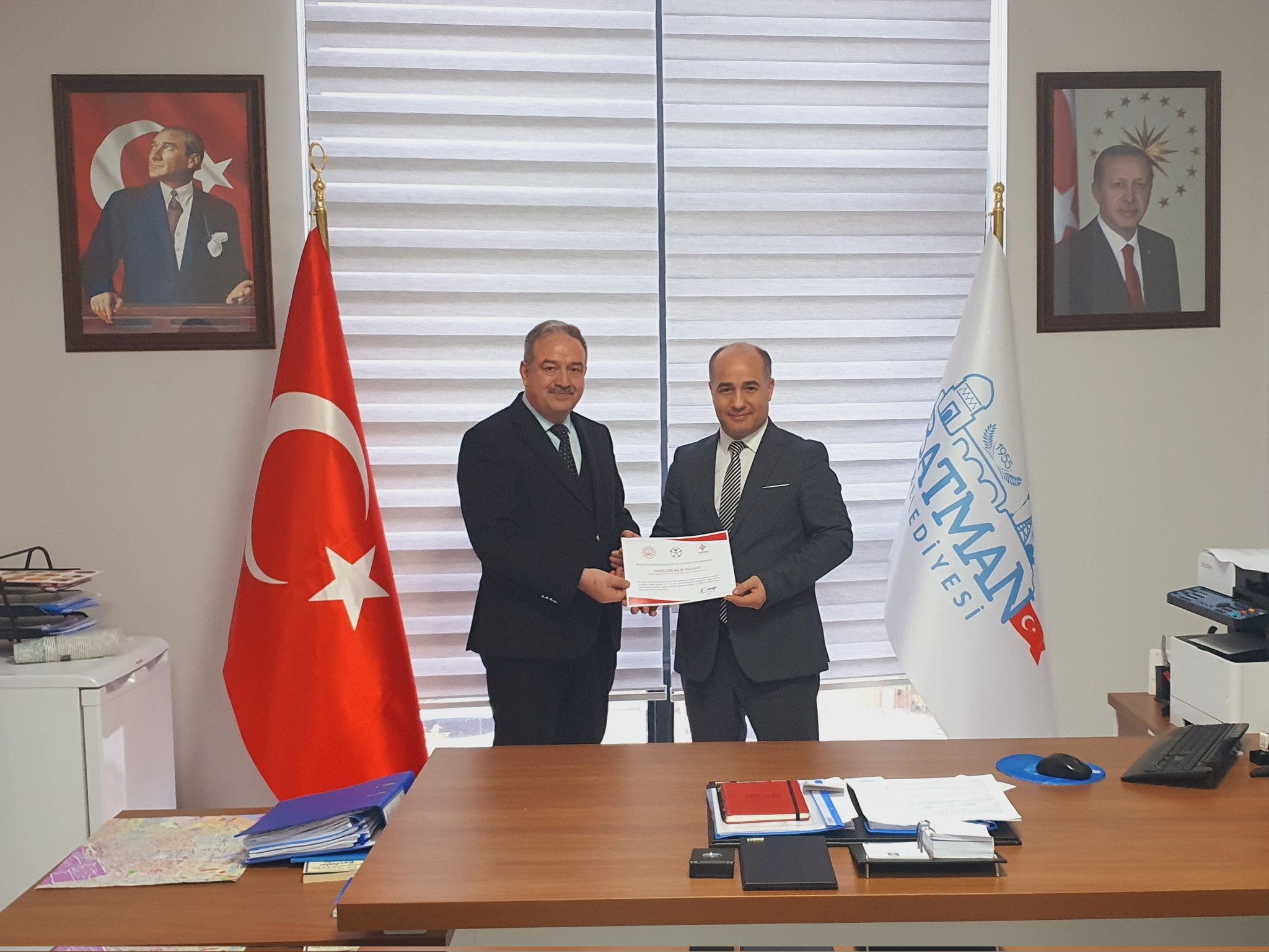 Belediye toplu ulaşım araçlarına erişilebilirlik belgesi verildi