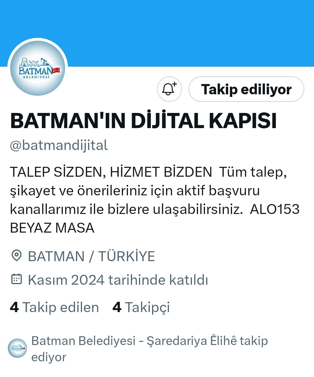 Batman Belediyesi, Dijital Platformla hizmette yeni dönem başlatıyor
