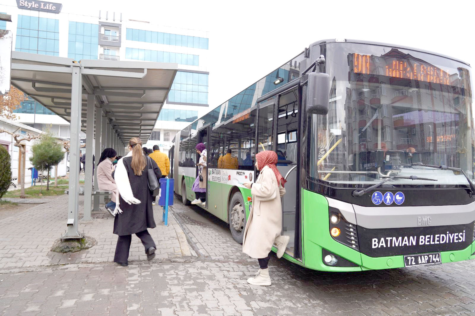 Batman Belediyesi, Kasım ayında 1.9 milyon yolcu taşıyarak bir rekora daha imza attı