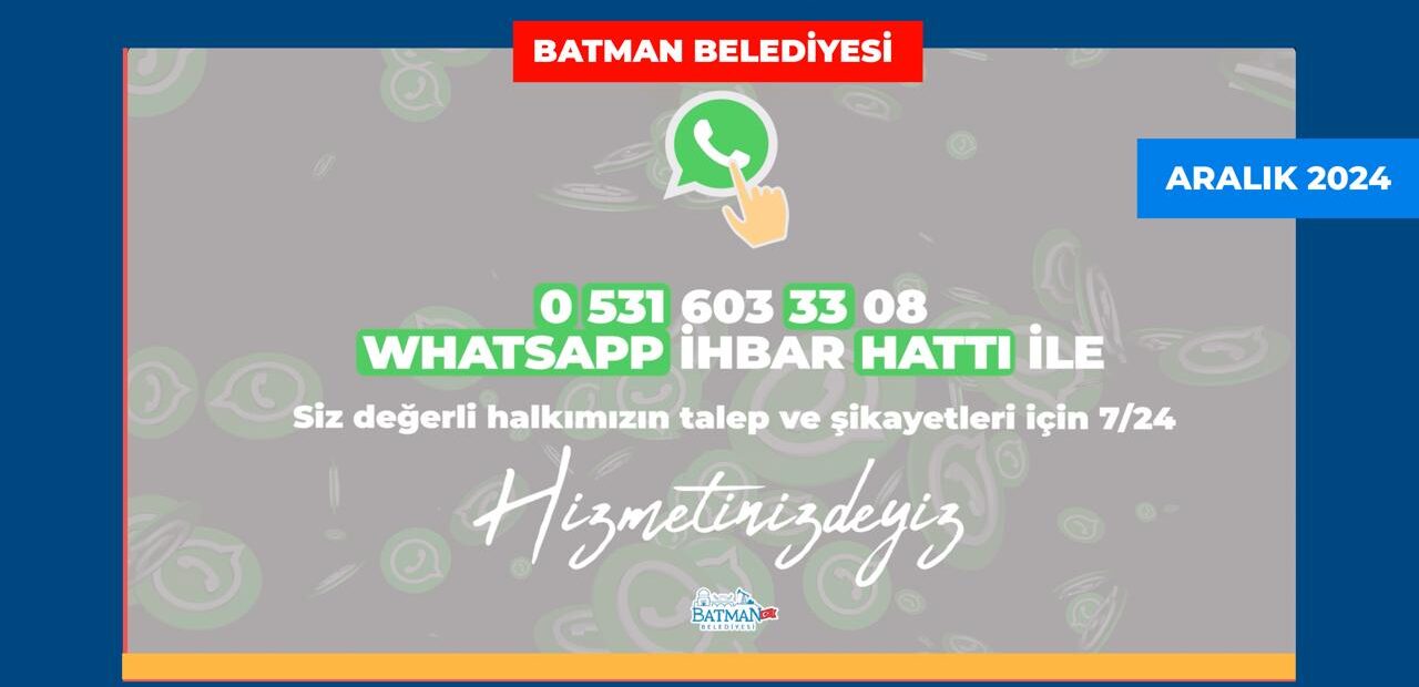 Belediye, ihbar hattı ile taleplere hızlı yanıt verecek