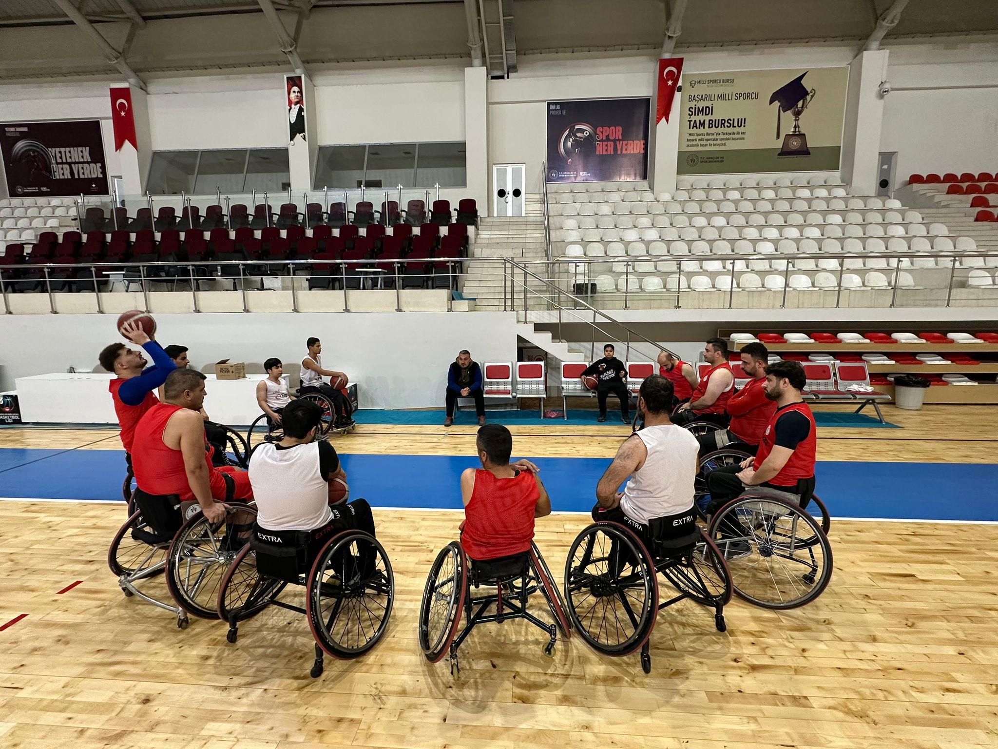 Engelliler Basketbol takımı ikinci devreye hazırlanıyor