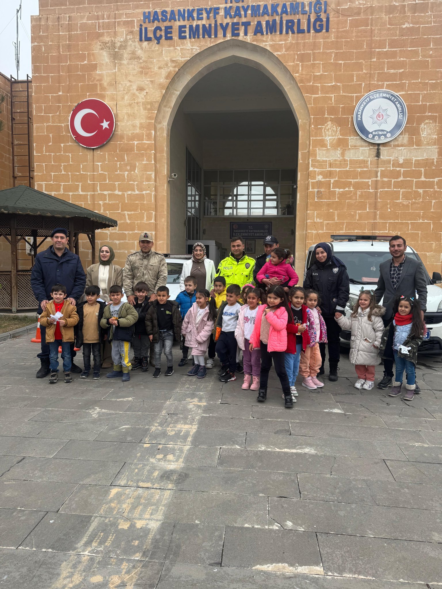 Anaokulu Öğrencileri Polisleri Ziyaret Etti