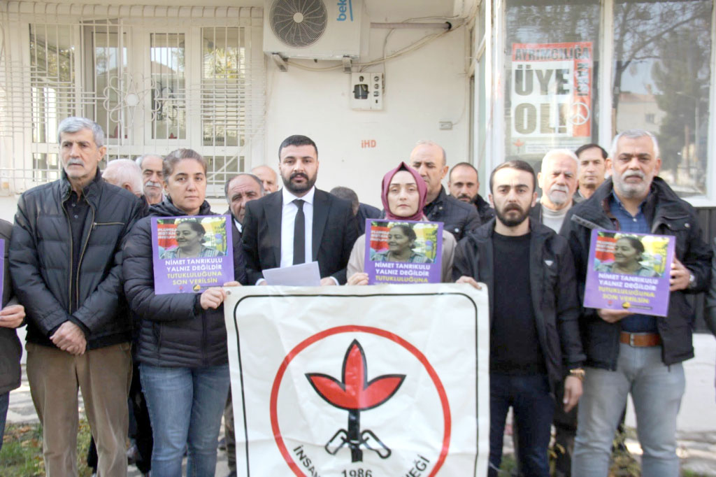 İHD’den Nimet Tanrıkulu’na destek