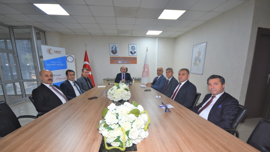 İlçe Milli Eğitim Müdürleri toplantısı gerçekleştirildi