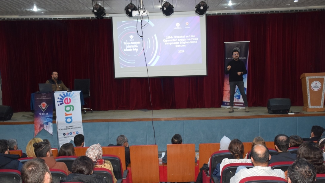 Kozluk’ta Öğretmenlere TÜBİTAK 2204 eğitimi