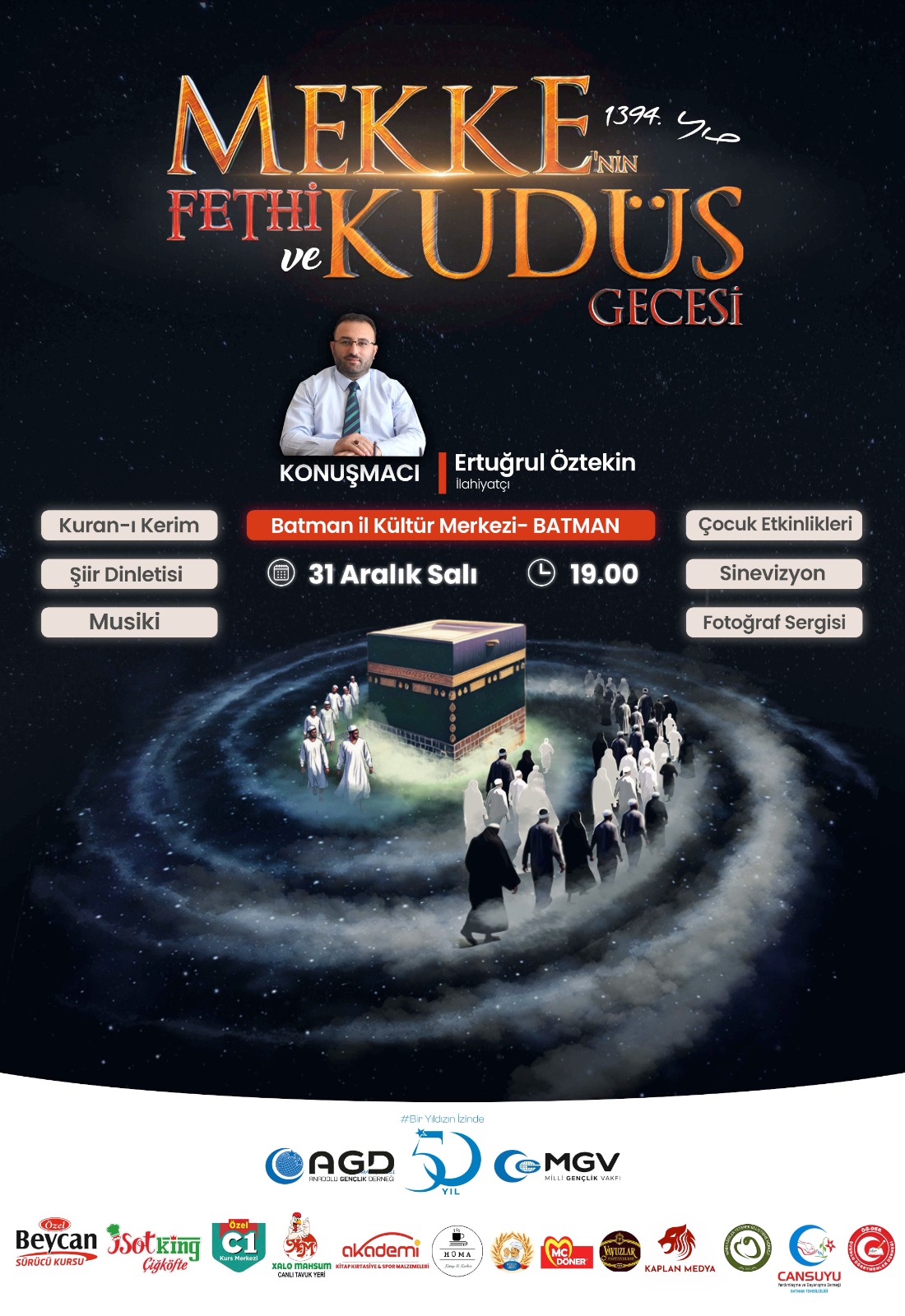 Mekke’nin Fethi ve Kudüs Gecesi’ne Davet