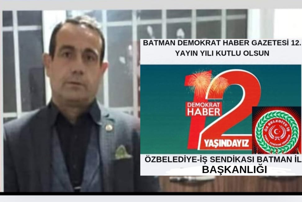Öz Belediye-iş sendikası Demokrat Haber Gazetesi’nin 12. Kuruluş Yıl Dönümü Kutlandı