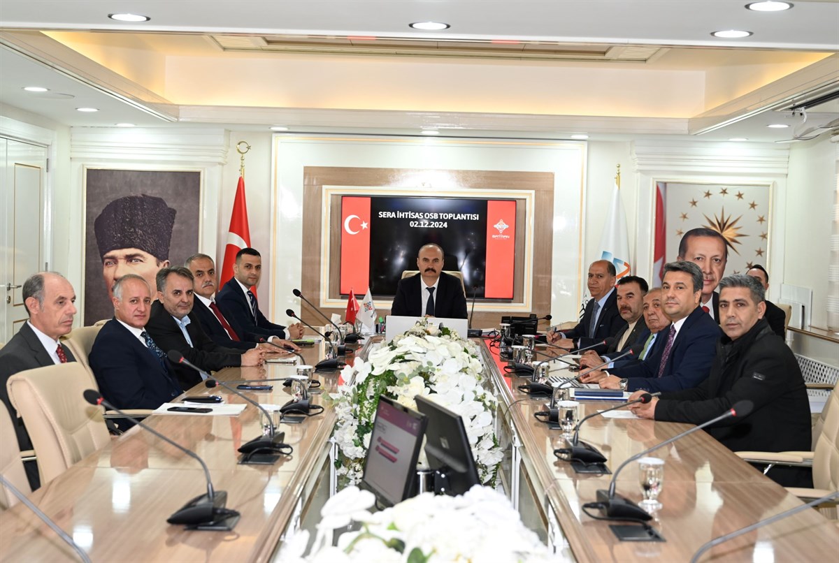 Tarıma Dayalı Sera İhtisas OSB çalışmaları masaya yatırıldı