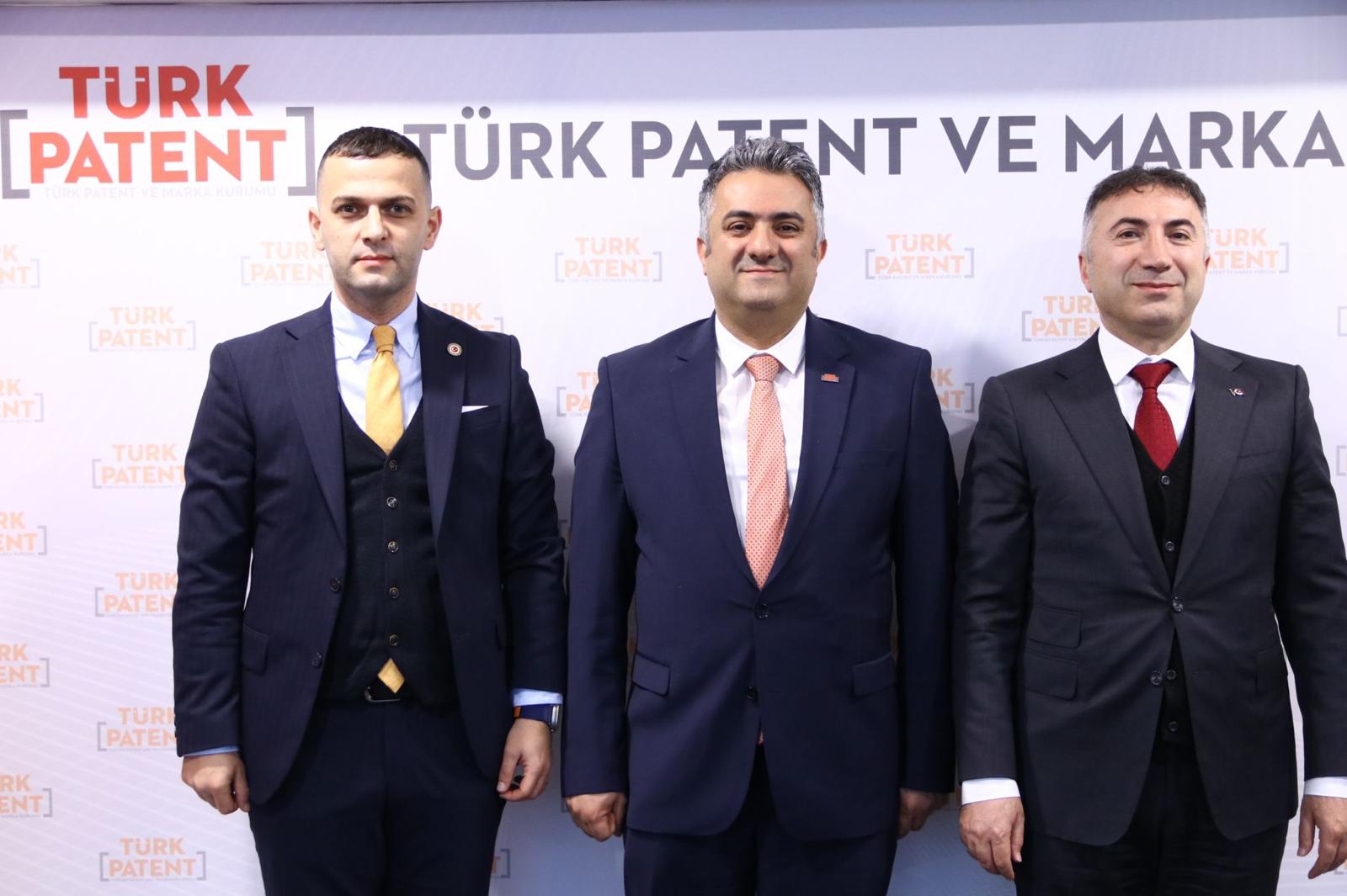 Rektör Demir ve Vali Yardımcısı Göktaş’tan Türk Patent Başkanı Durak’a ziyaret