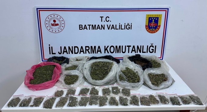 Uyuşturucu Operasyonu: 6,3 Kilogram Esrar ele geçirildi