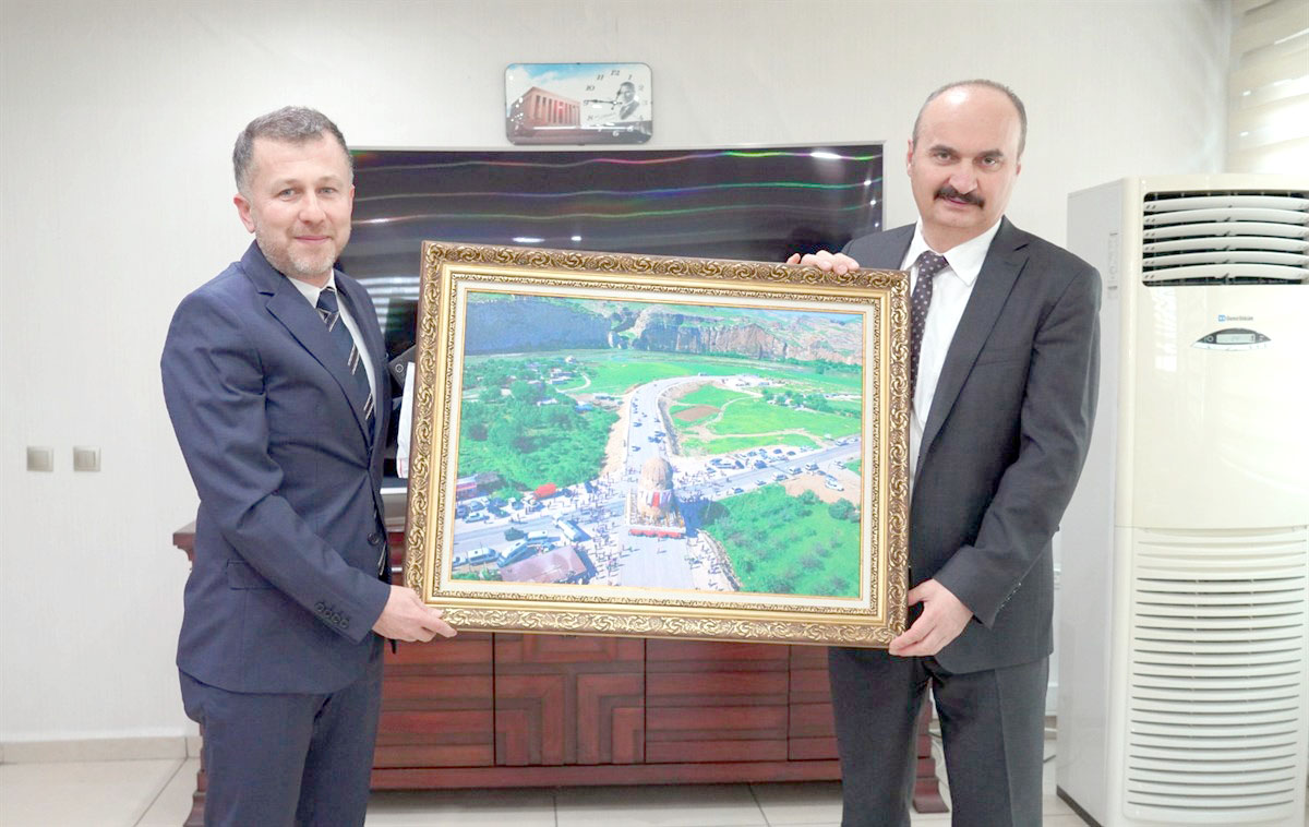 Vali Canalp, DSİ 17. Bölge Müdürü Aksoy’u kabul etti