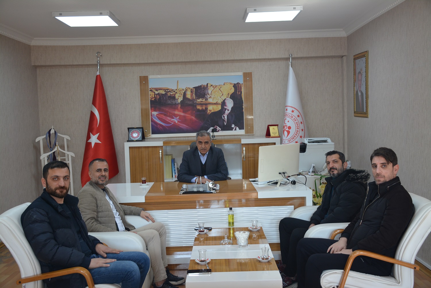 Şampiyon Bilardoculardan Özperk’e Ziyaret