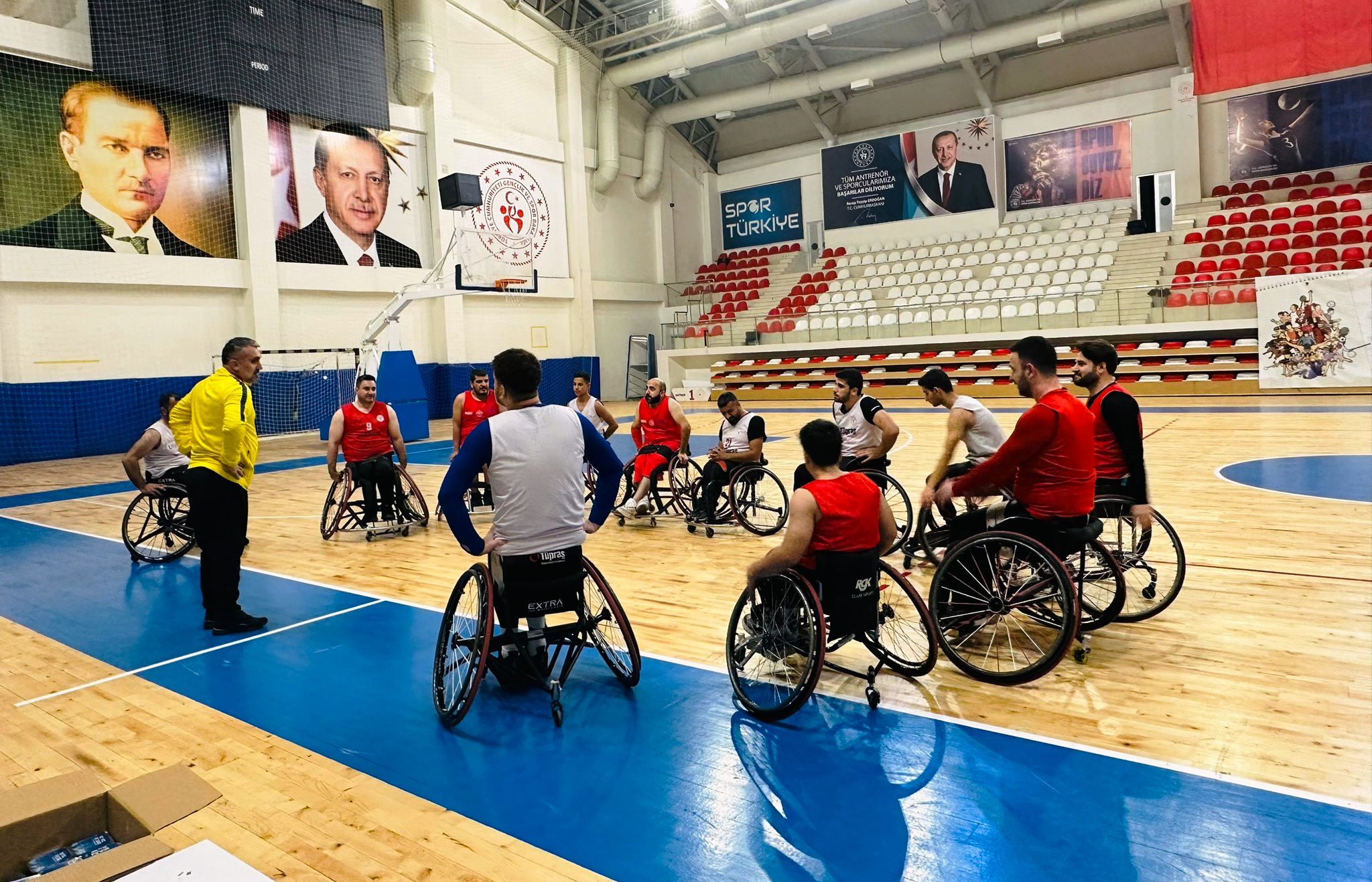Engelliler Basketbol takımı idmanlara başladı