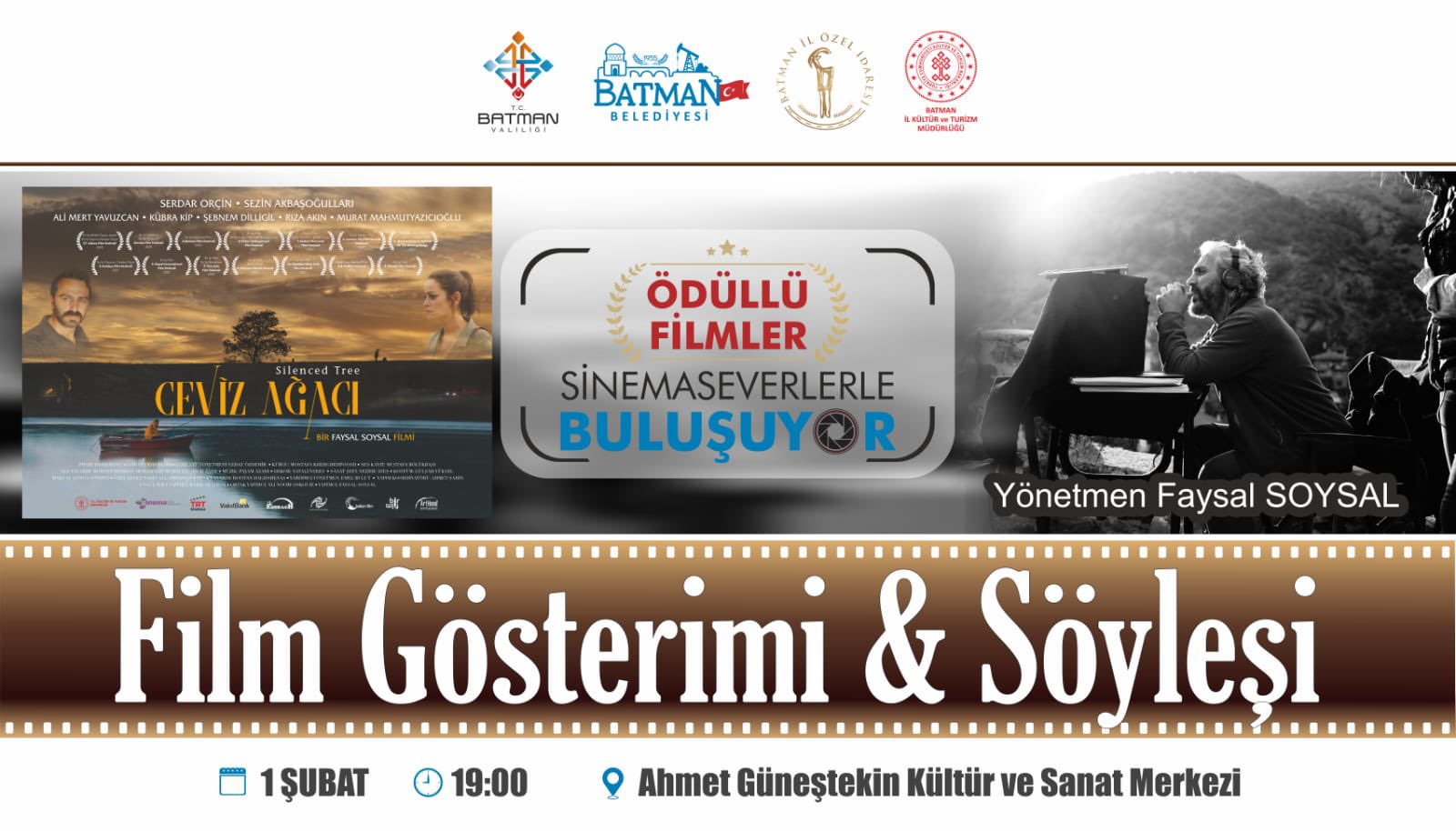 Batman Belediyesi’nden Ödüllü Filmlerle Yönetmen Söyleşisi Projesi