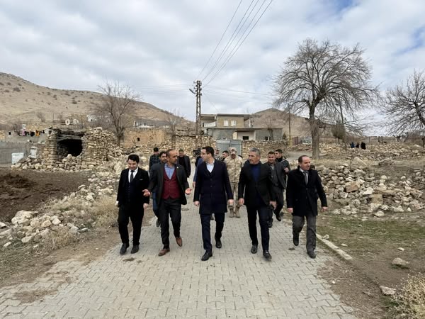 Gercüş Kaymakamı, Yüce Köyü’nde incelemelerde bulundu