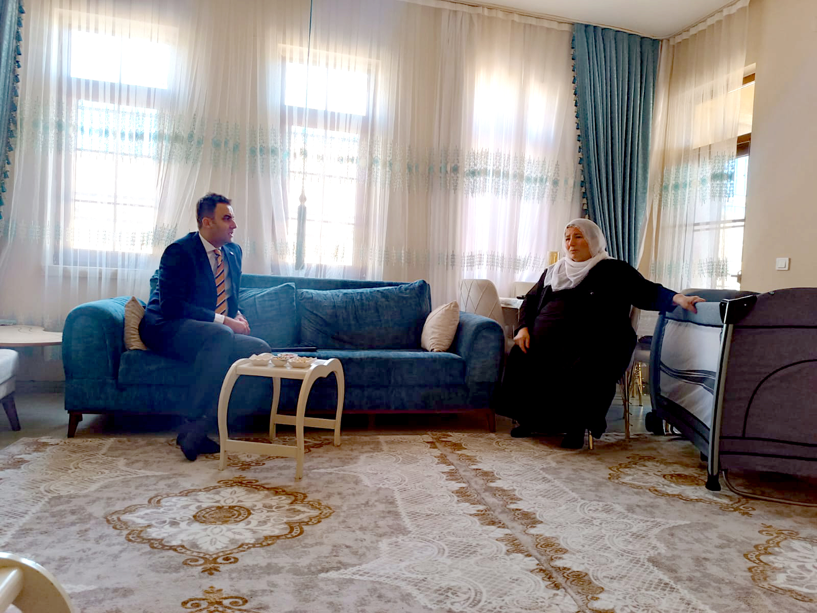 Kaymakam İmrak, Hane Ziyaretlerine devam ediyor