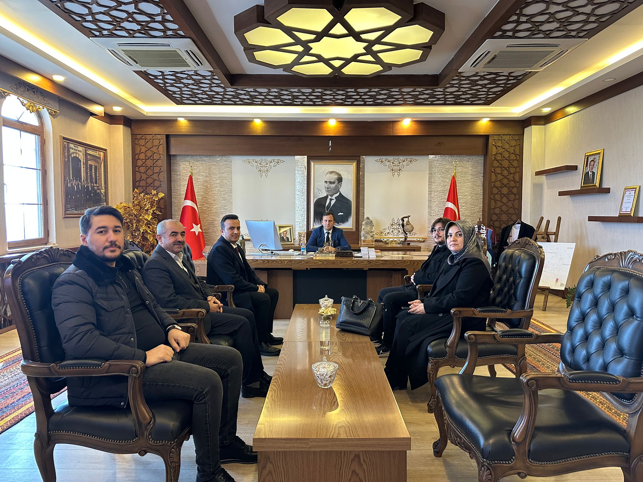 Kozluk Devlet Hastanesi Başhekimi Dr. Aydın Kaymakam Güngör’ü ziyaret etti