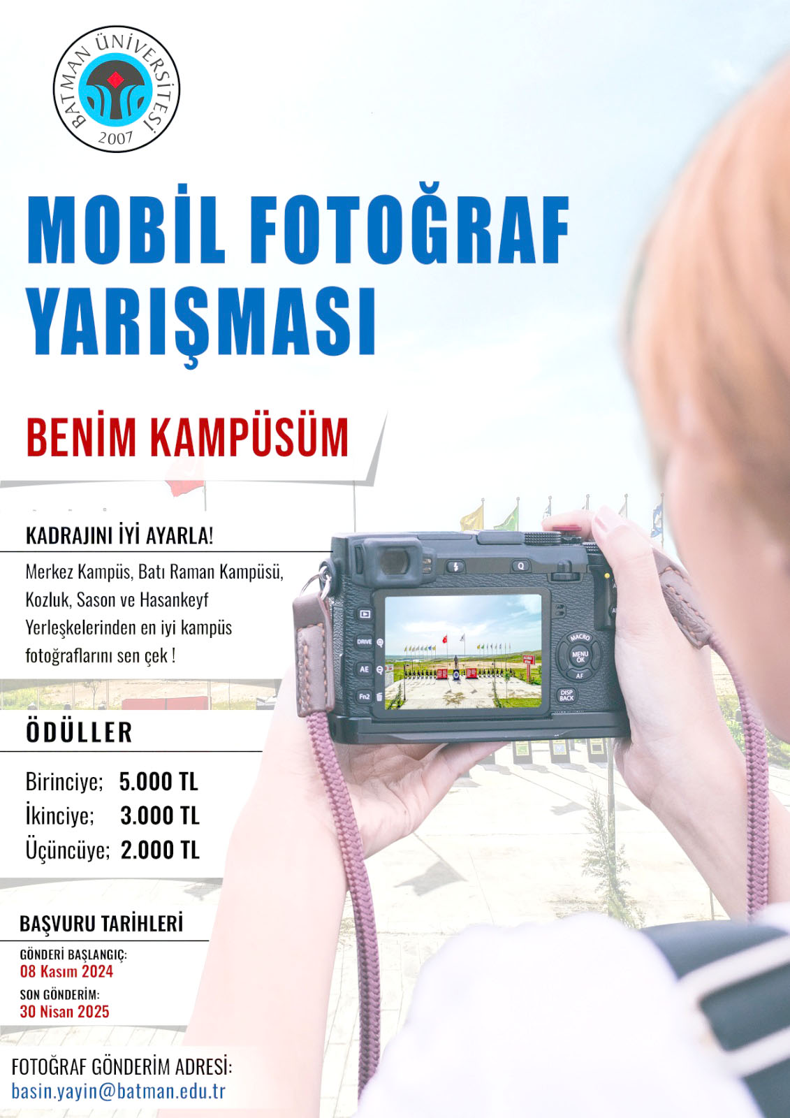 ‘Benim Kampüsüm’ fotoğraf yarışmasında başvuru süresi uzatıldı