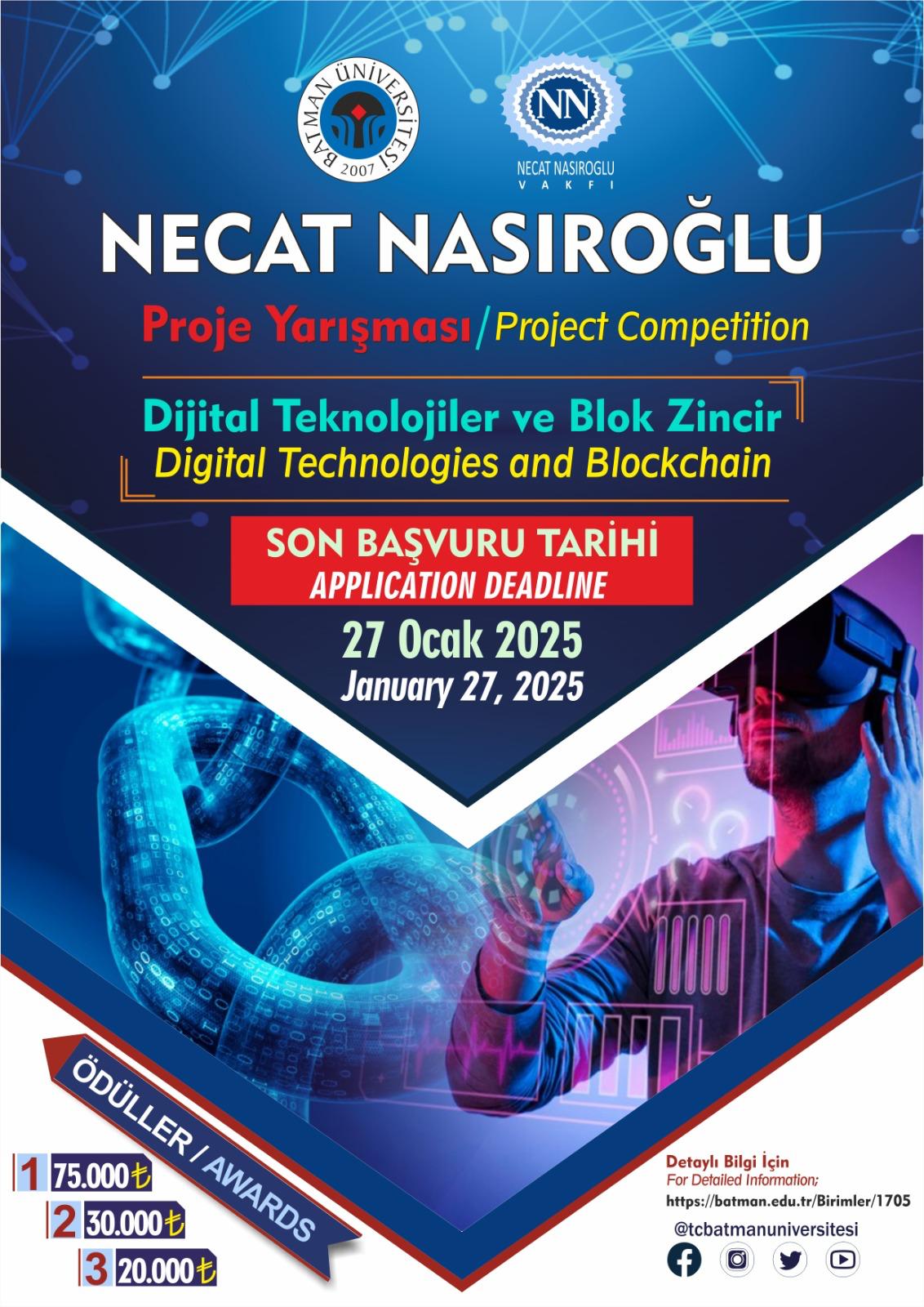 Necat Nasıroğlu Proje Yarışması İçin Geri Sayım Başladı