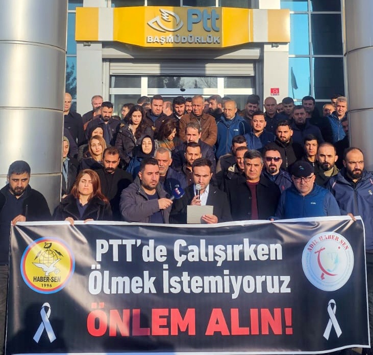 PTT çalışanlarından “İşyerlerinde Güvenlik” çağrısı