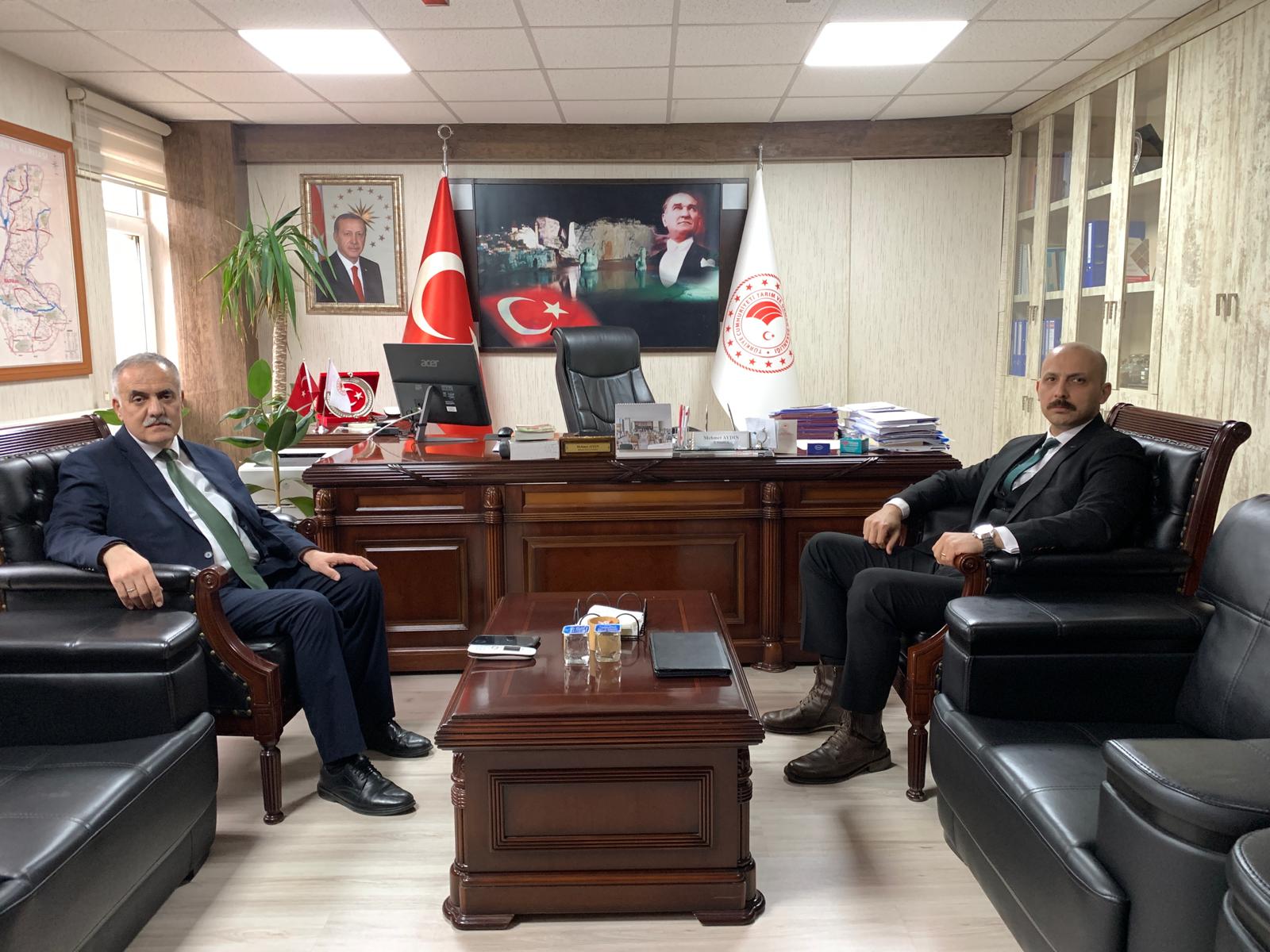 TÜİK Siirt Bölge Müdürü’nden İl Tarım ve Orman Müdürü’ne ziyaret