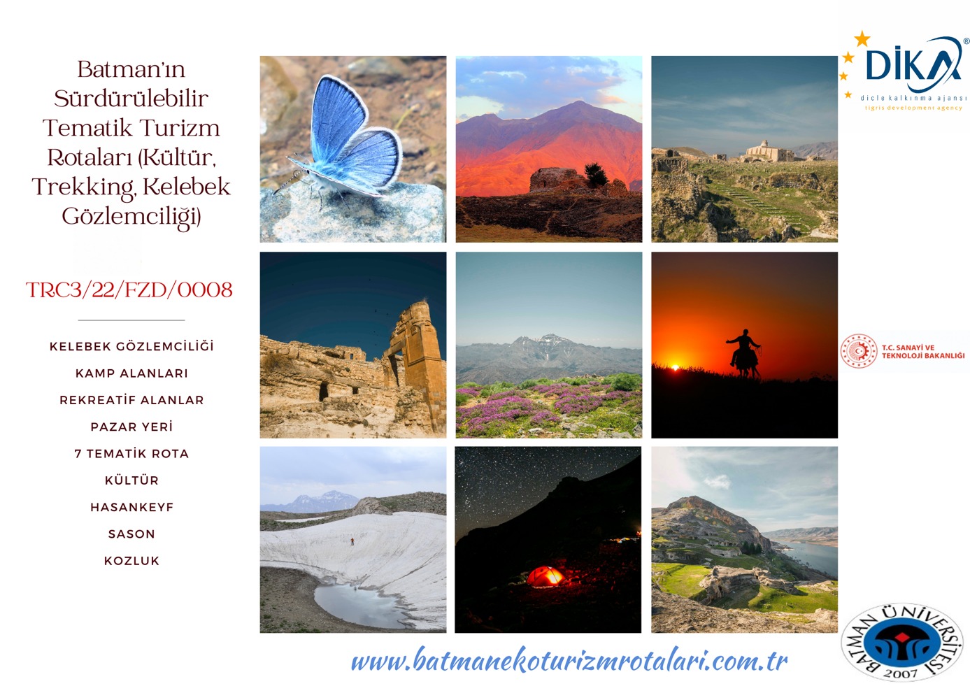 Batman’ın Ekoturizm potansiyeline altı rota ile destek