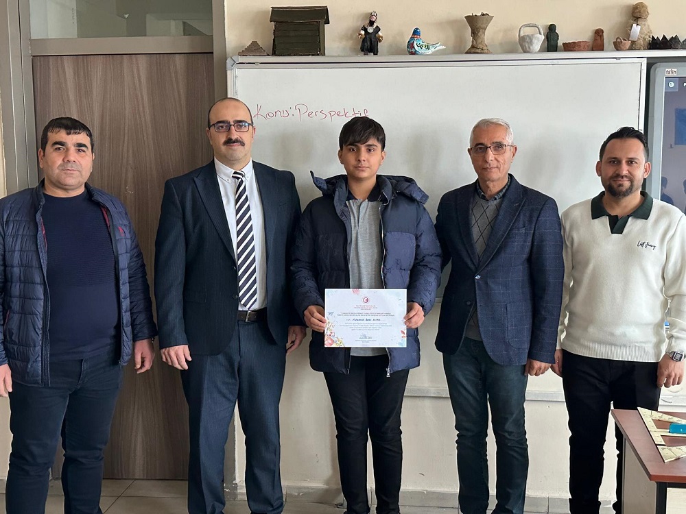 Batmanlı Öğrenci Türkiye Genelinde ödül kazandı