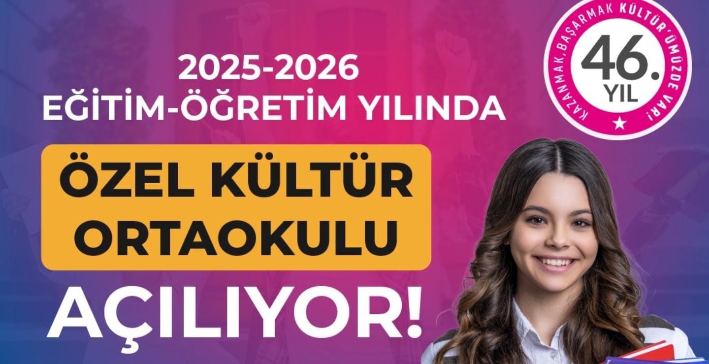 Kültür Eğitim Kurumları bir ilke daha atarak özel Ortaokul açıyor