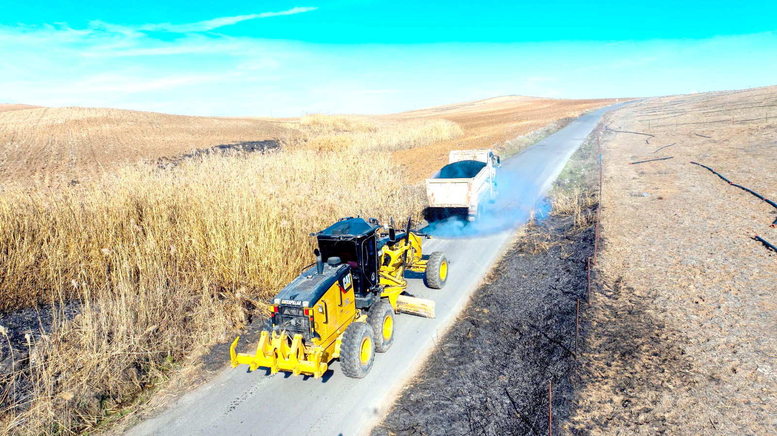 Akoba Köyü Yolunda Asfalt Yama Çalışması Tamamlandı