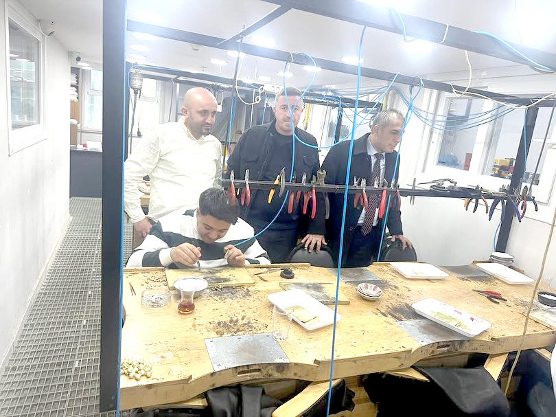 Başkan İrfan Demir’den Sasonlu Altın İmalatçılarına ziyaret