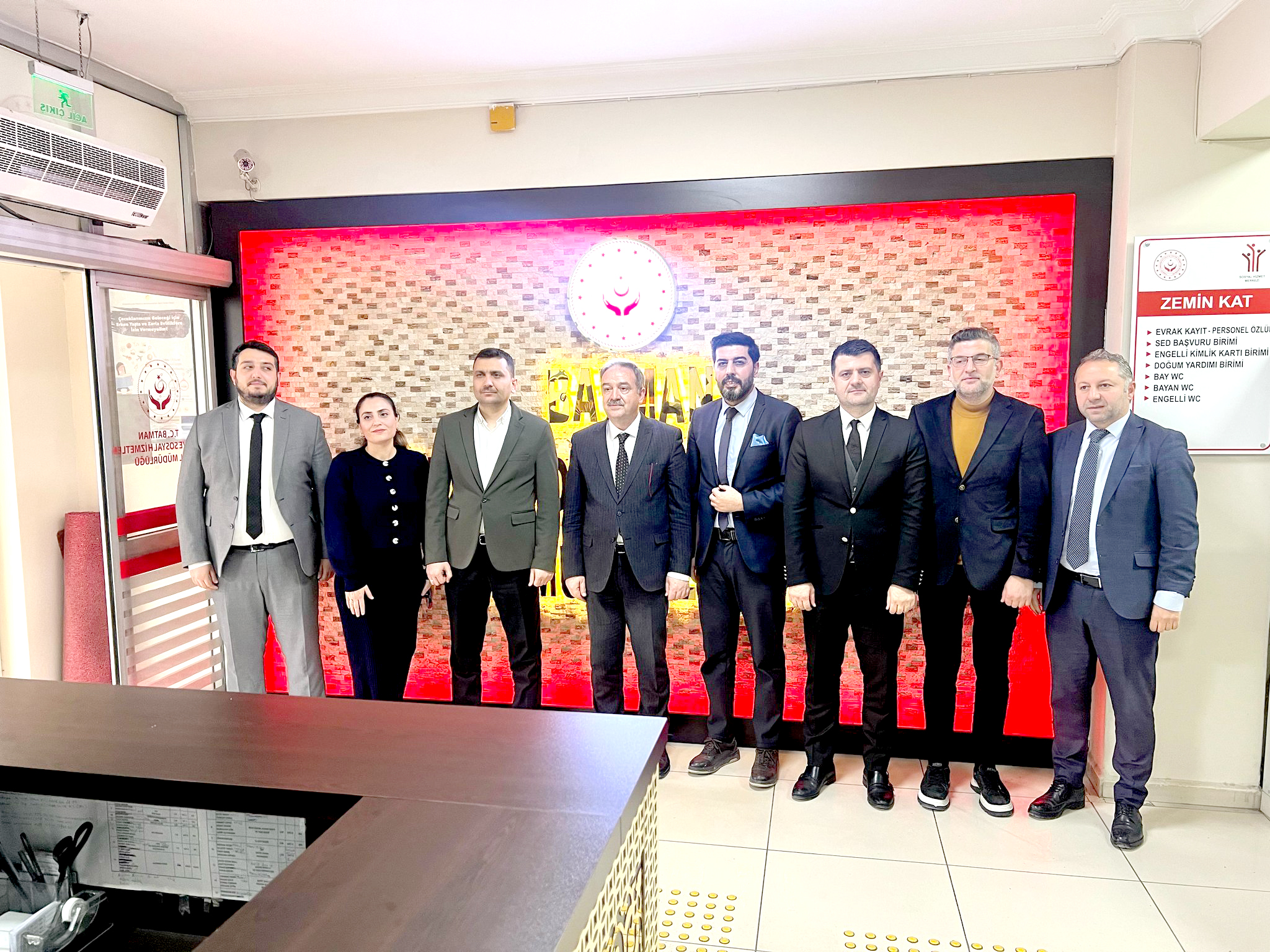 Batman Barosu’ndan Aile ve Sosyal Hizmetler İl Müdürlüğüne ziyaret