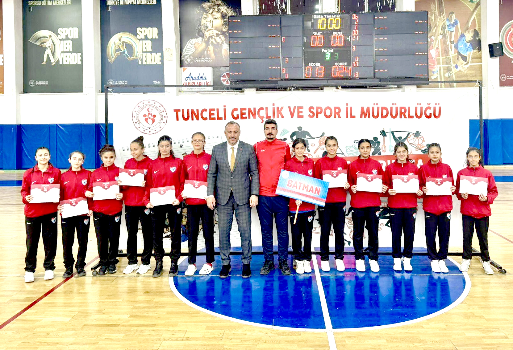 Batman Özel İdarespor Basketbol’da Bölge Şampiyonu