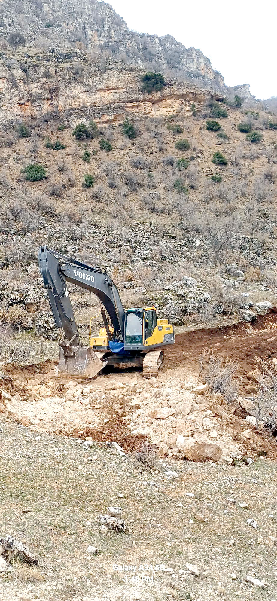 Büyükdere Köyü arazi yolu çalışmaları tamamlandı