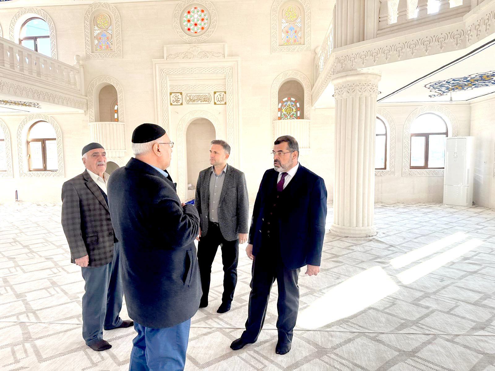 Müftü Durmuş’tan Cami inşaatlarında inceleme