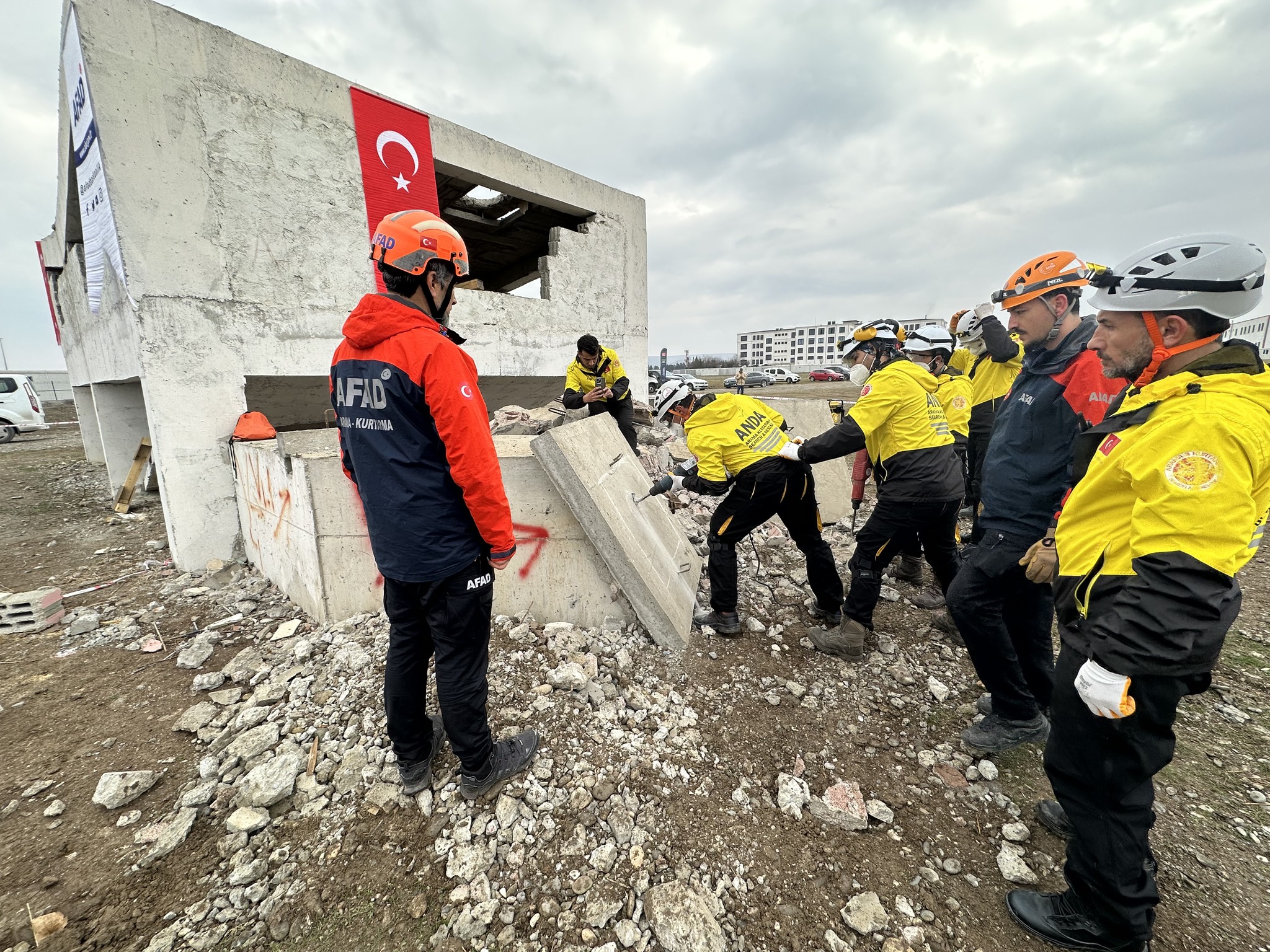 6 Şubat Depremi tatbikat gerçekleştirildi