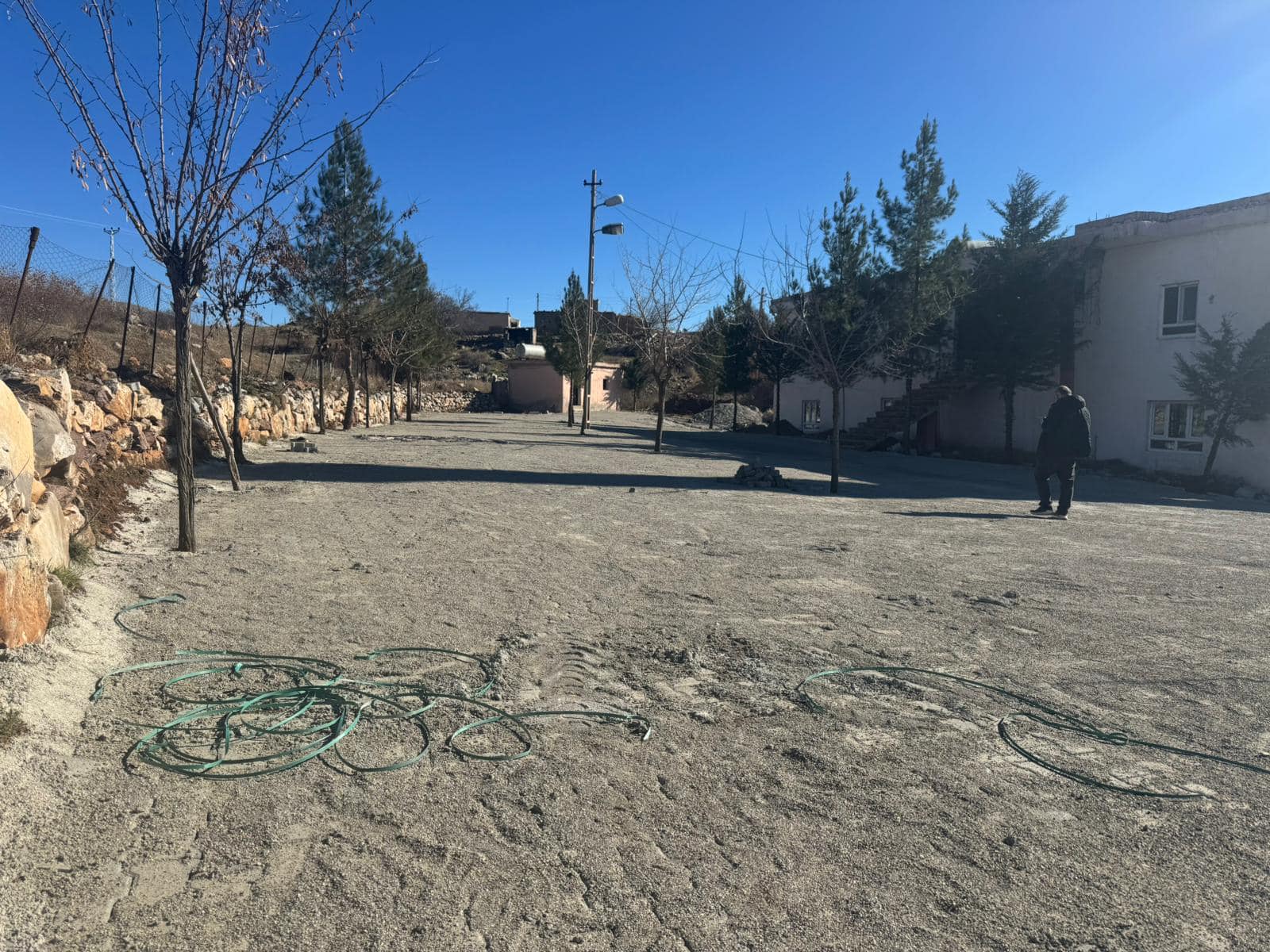 Dere Köyü Tava Mezrasında Kilitli Parke Taşı Çalışması tamamlandı