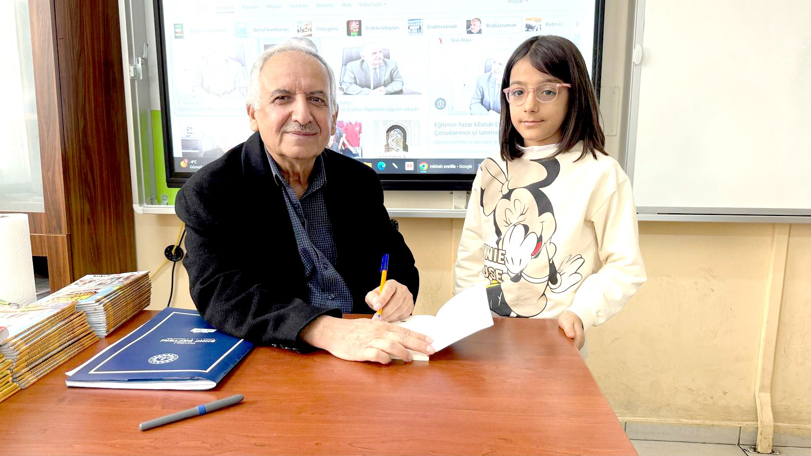 Eğitimci-Yazar Misbah Eratilla öğrencilerle buluştu