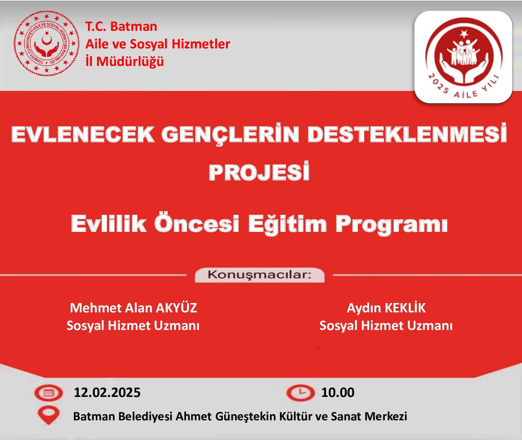 Evlenecek Gençlere Destek Projesi başladı