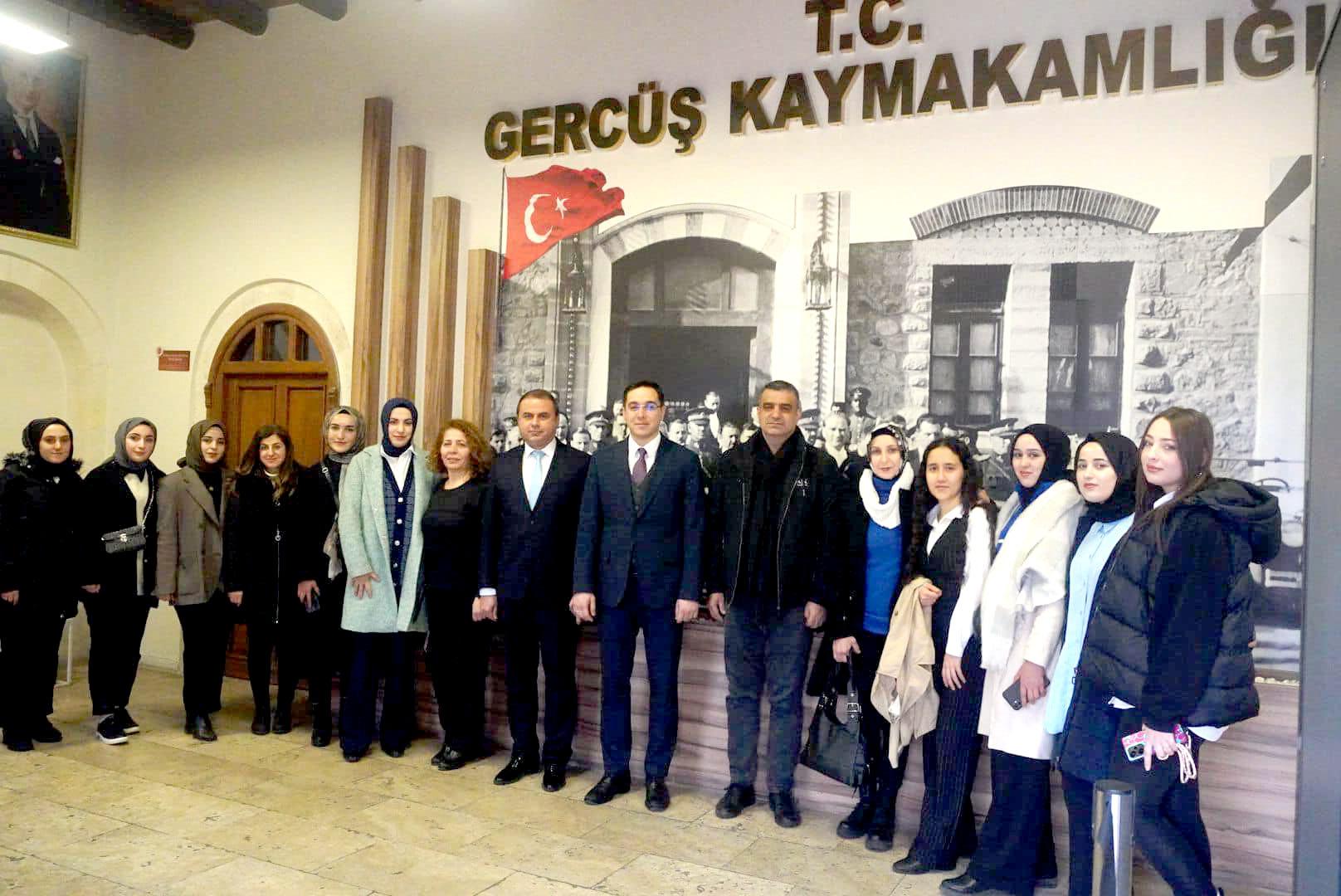 Gercüş Kaymakamı Öztaş Üniversite öğrencilerini ağırladı