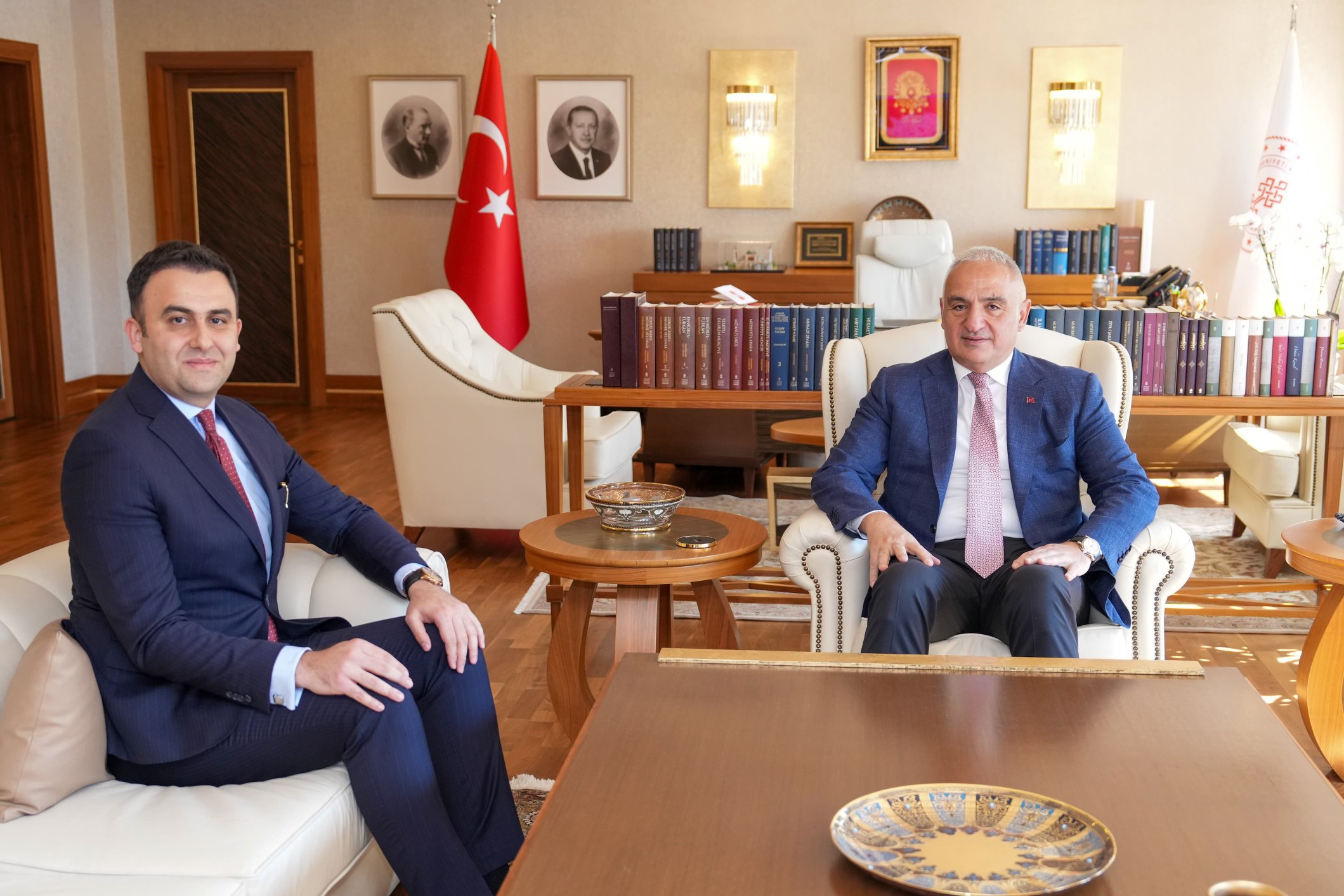 Kaymakam İmrak’tan Kültür ve Turizm Bakanı Ersoy’a ziyaret