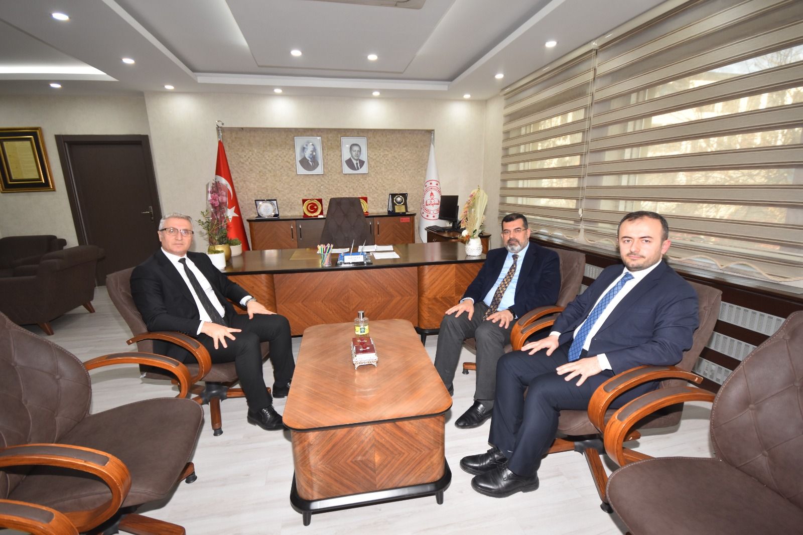 Müftü Durmuş’tan Müdür Ciğer’e hayırlı olsun ziyareti