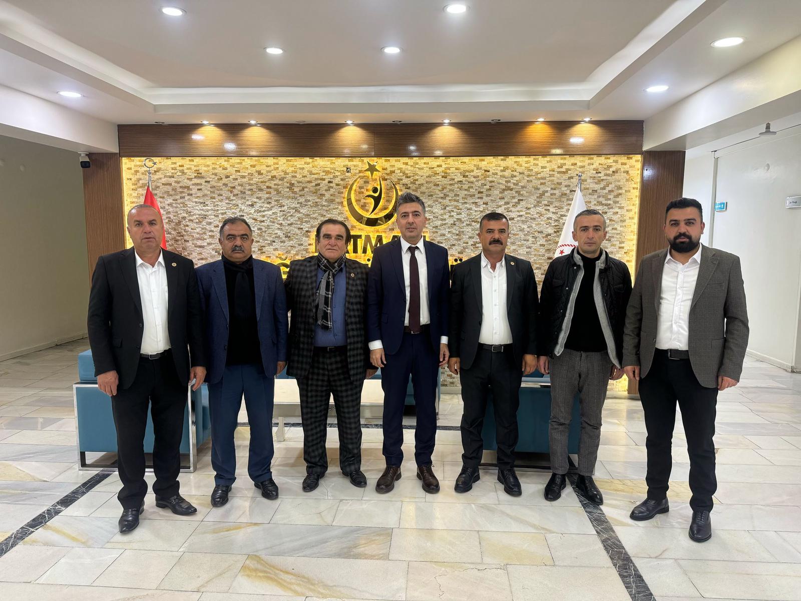 Muhtarlardan Sağlık İl Müdürü Solmaz’a ziyaret