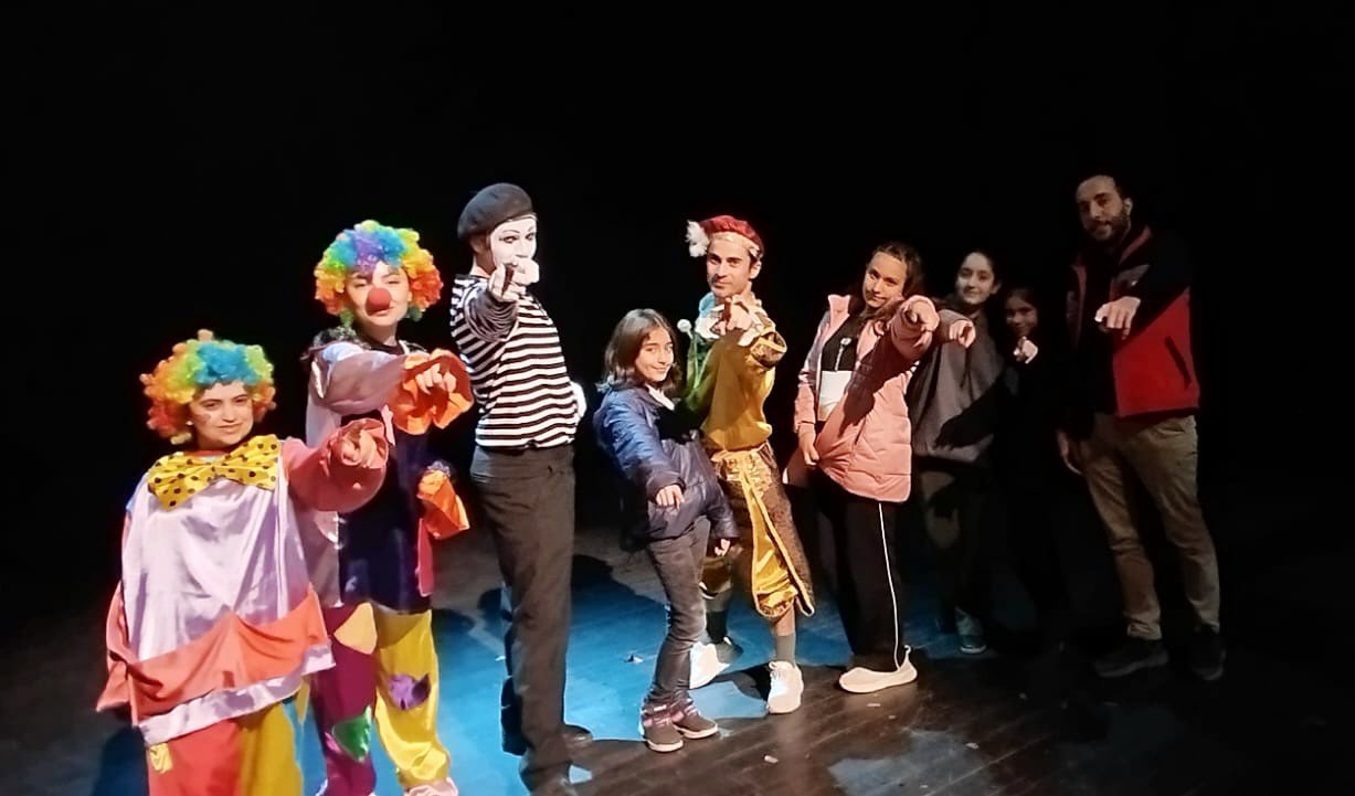 Çocuklar Pandomim gösterisine katıldı