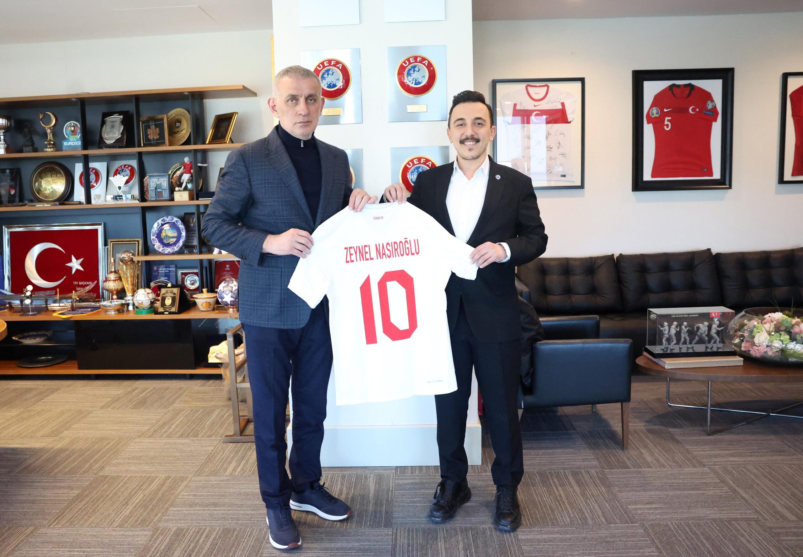 Nasıroğlu’ndan TFF Başkanı Hacıosmanoğlu’na ziyaret