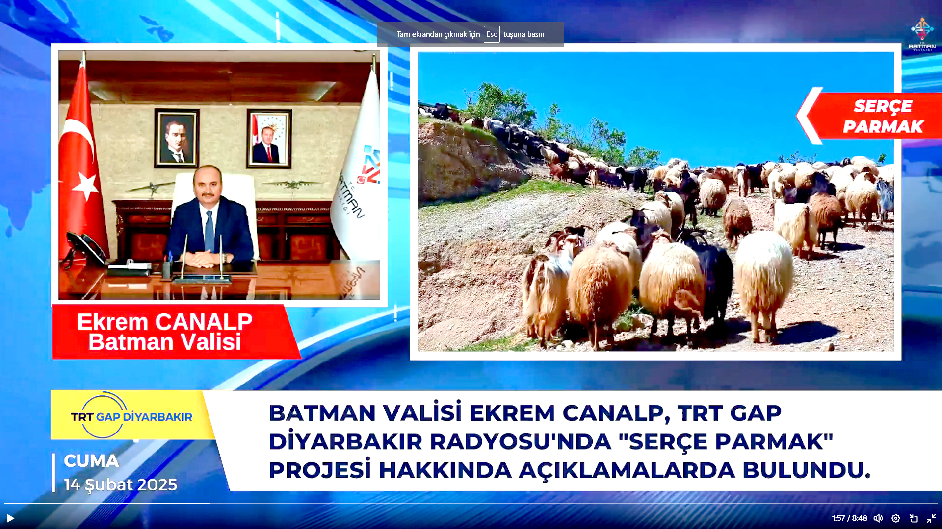 Batman’da Hayvancılığa Yenilikçi Çözüm: Serçe Parmak Projesi