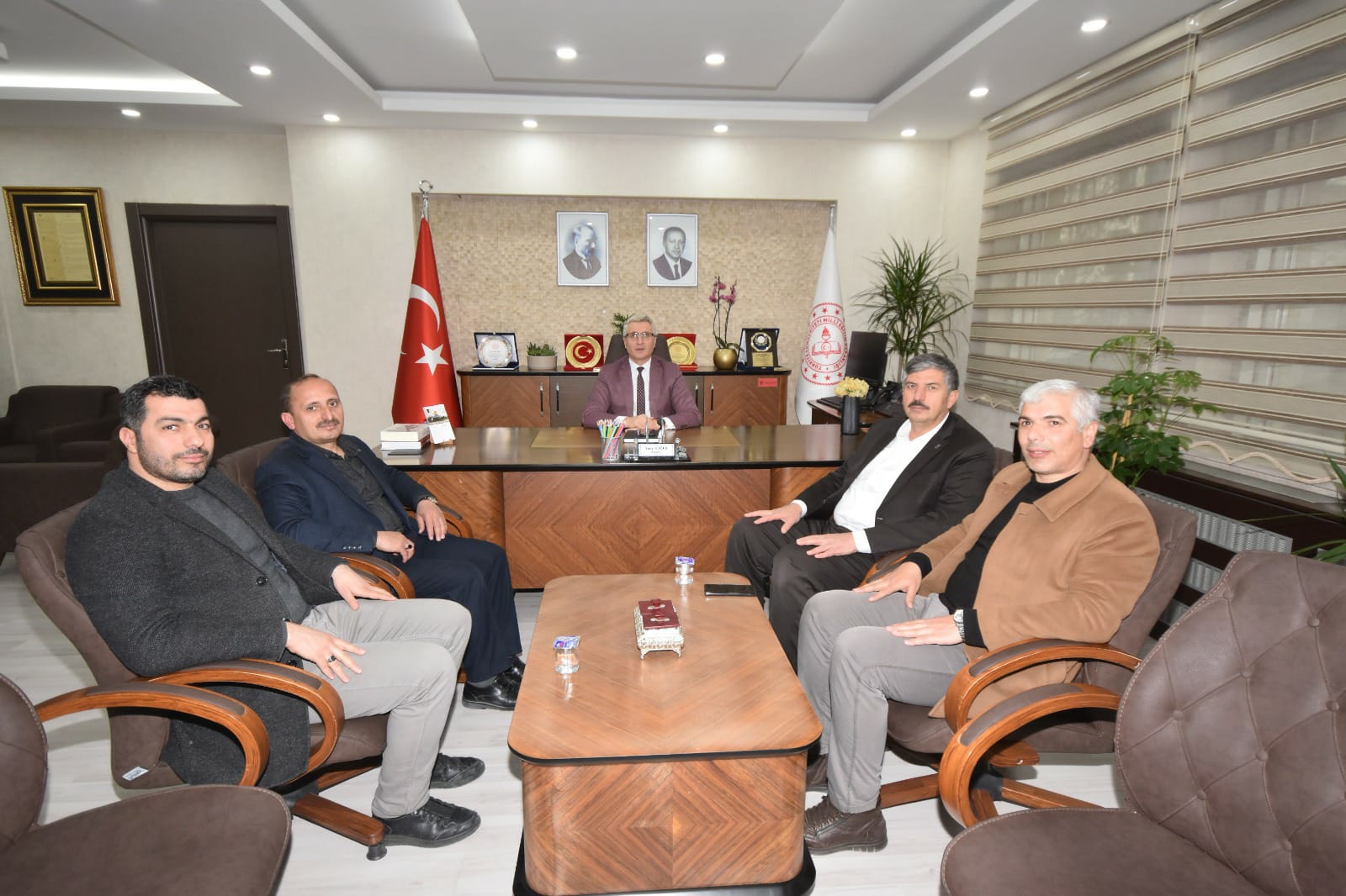 Başkan Çiftçi’den Müdür Ciğer’e Hayırlı Olsun Ziyareti