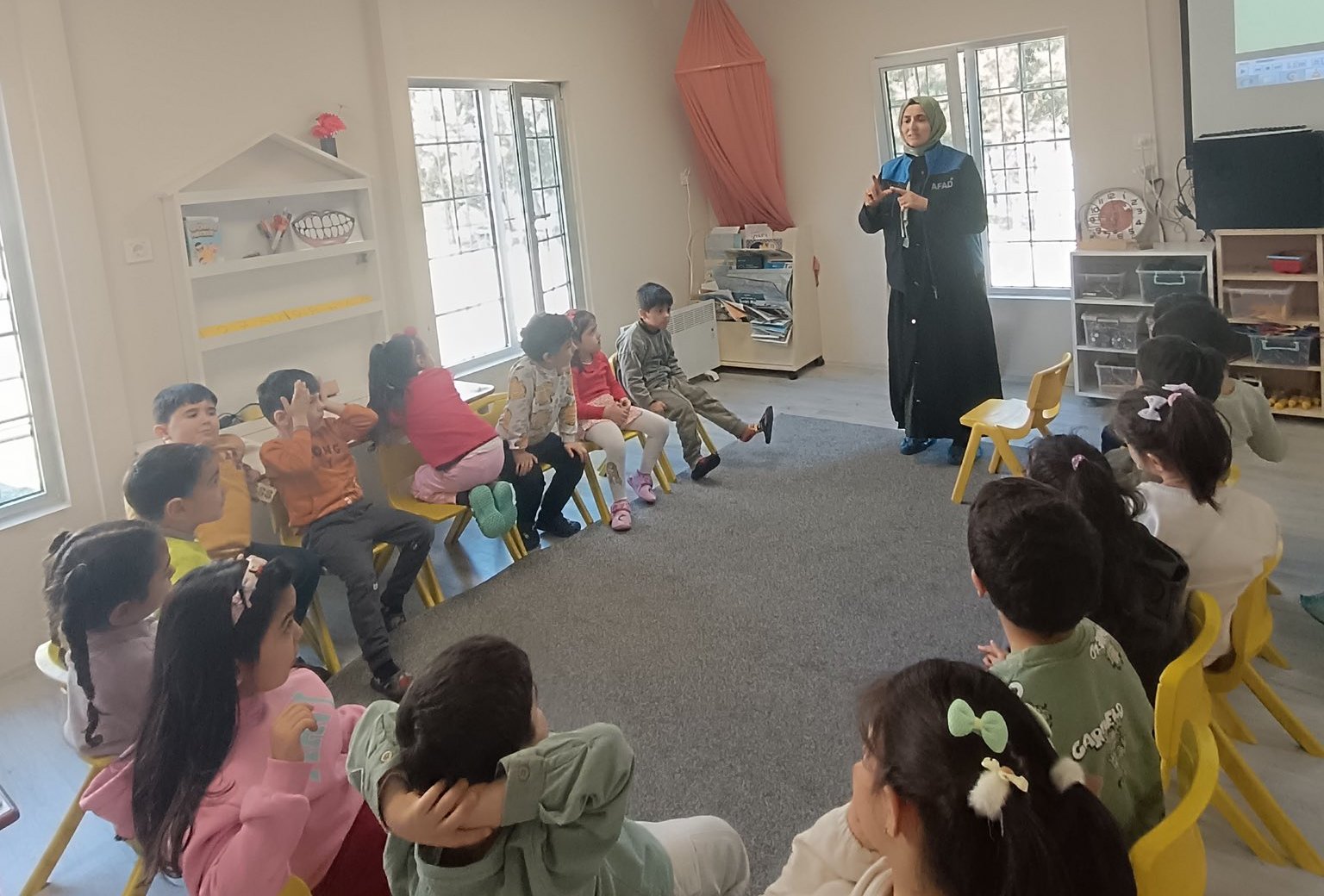 AFAD’dan Kültür Anaokulu’nda Afet Farkındalık eğitimi