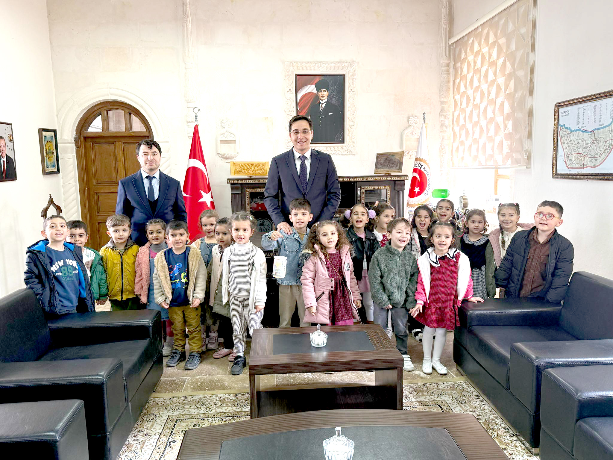 Kaymakam Öztaş, Minik Kur’an Kursu Öğrencilerini ağırladı