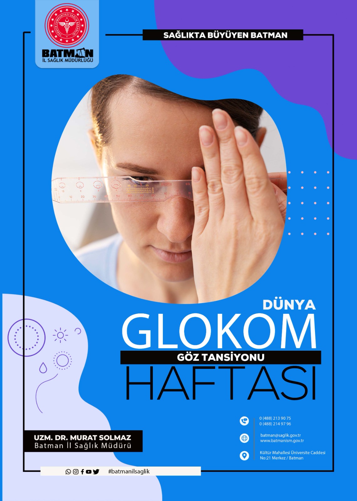 İl Sağlık Müdürlüğü’nden Dünya Glokom Haftası’na dikkat çeken çağrı